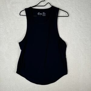 ZYIA Ribbed Tank Top Sleeveless Activewear Casual Fitness Yoga Neutral Workout